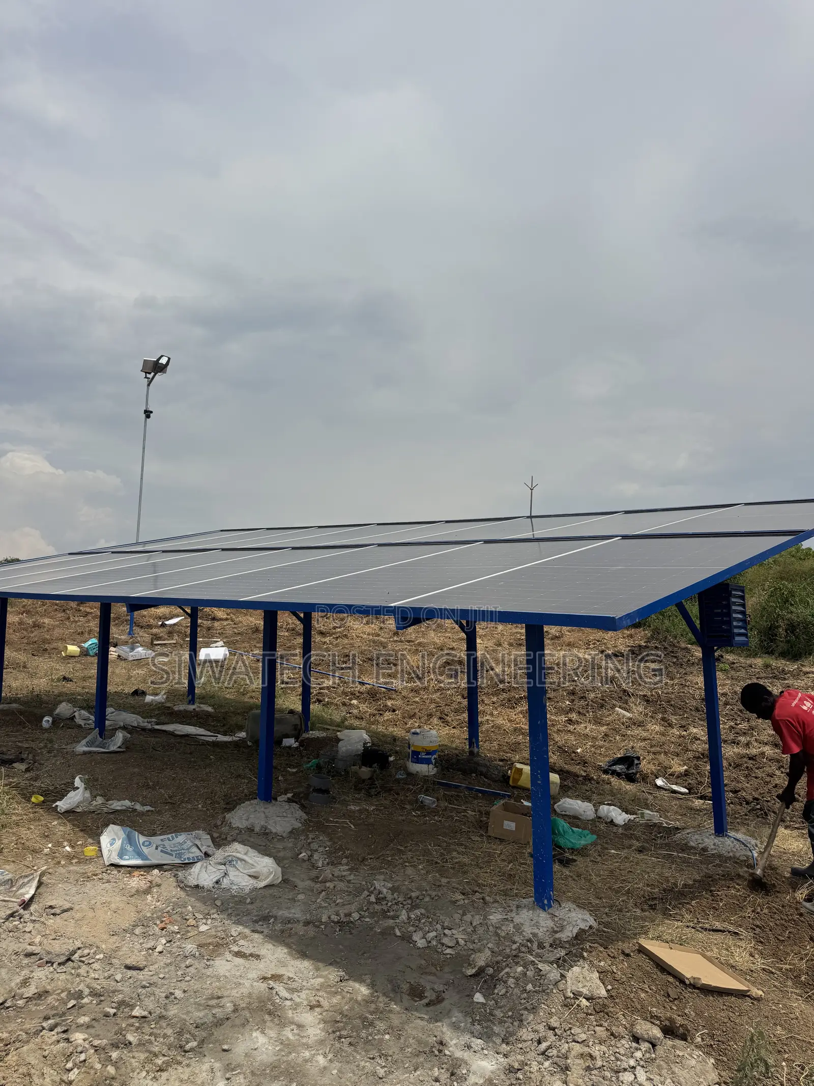 150,000ltrs/Day Solar Water Pumping System, 5kw 16 Panels of 620w Each