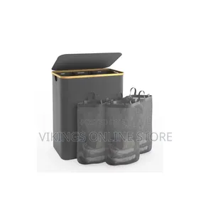 3 Partioned Laundry Hamper(160L)
