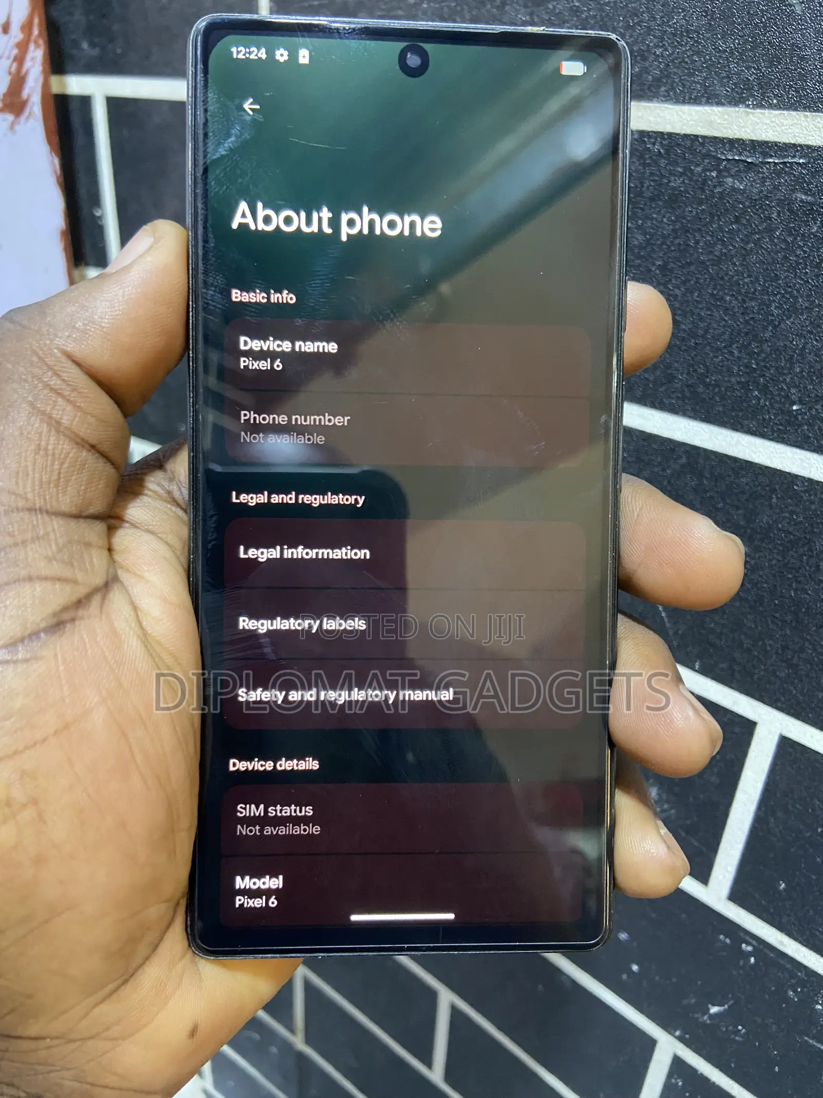 Google Pixel 6 256 GB Black