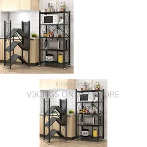 5 Layer Foldable Kitchen Rack