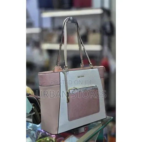 EMILY LORAN Ethereal Blush" Multi-Texture Tote -Urban Stores
