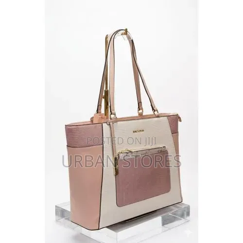 EMILY LORAN Ethereal Blush" Multi-Texture Tote -Urban Stores