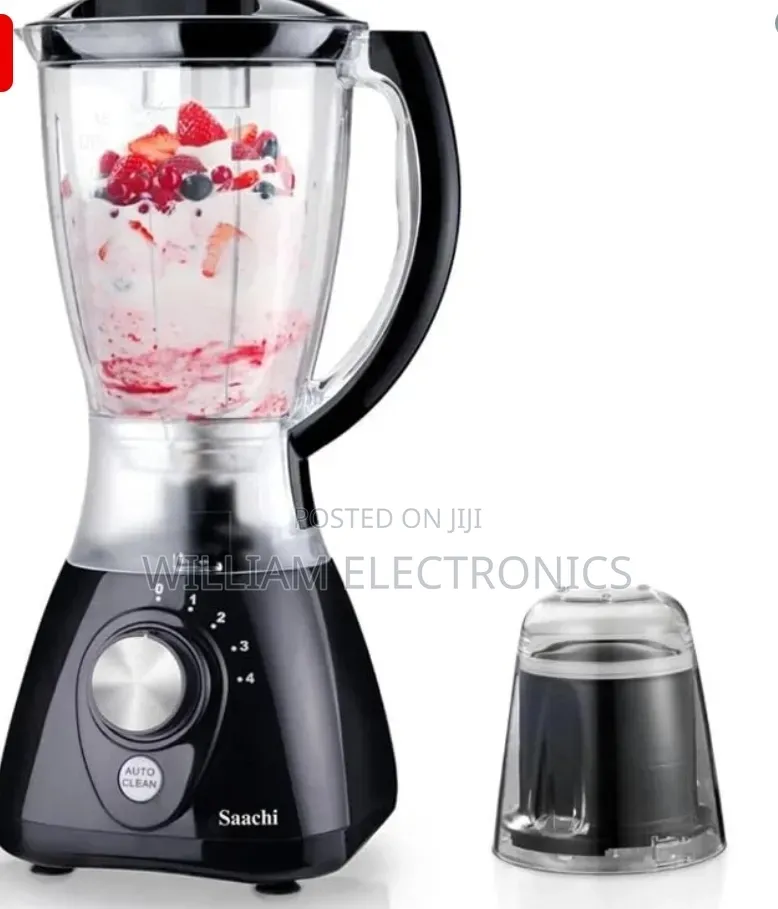 2in1 Saachi Electric Blender With Durable Plastic Jar