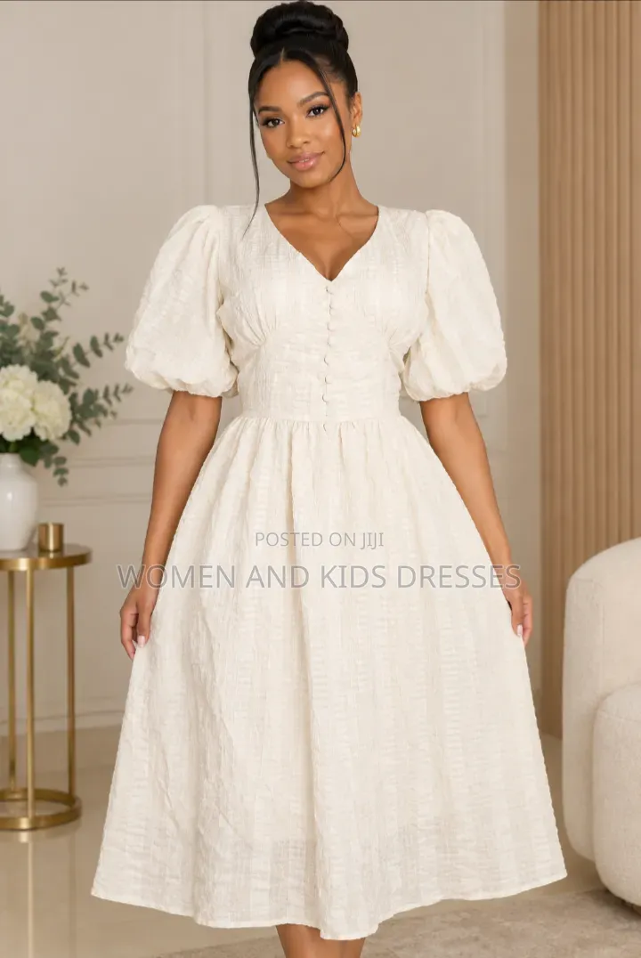 Women Classic Dresses Available in Only One Colour and Size M