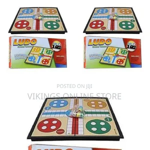 A Portable, Foldable Magnetic Ludo Board Game Set