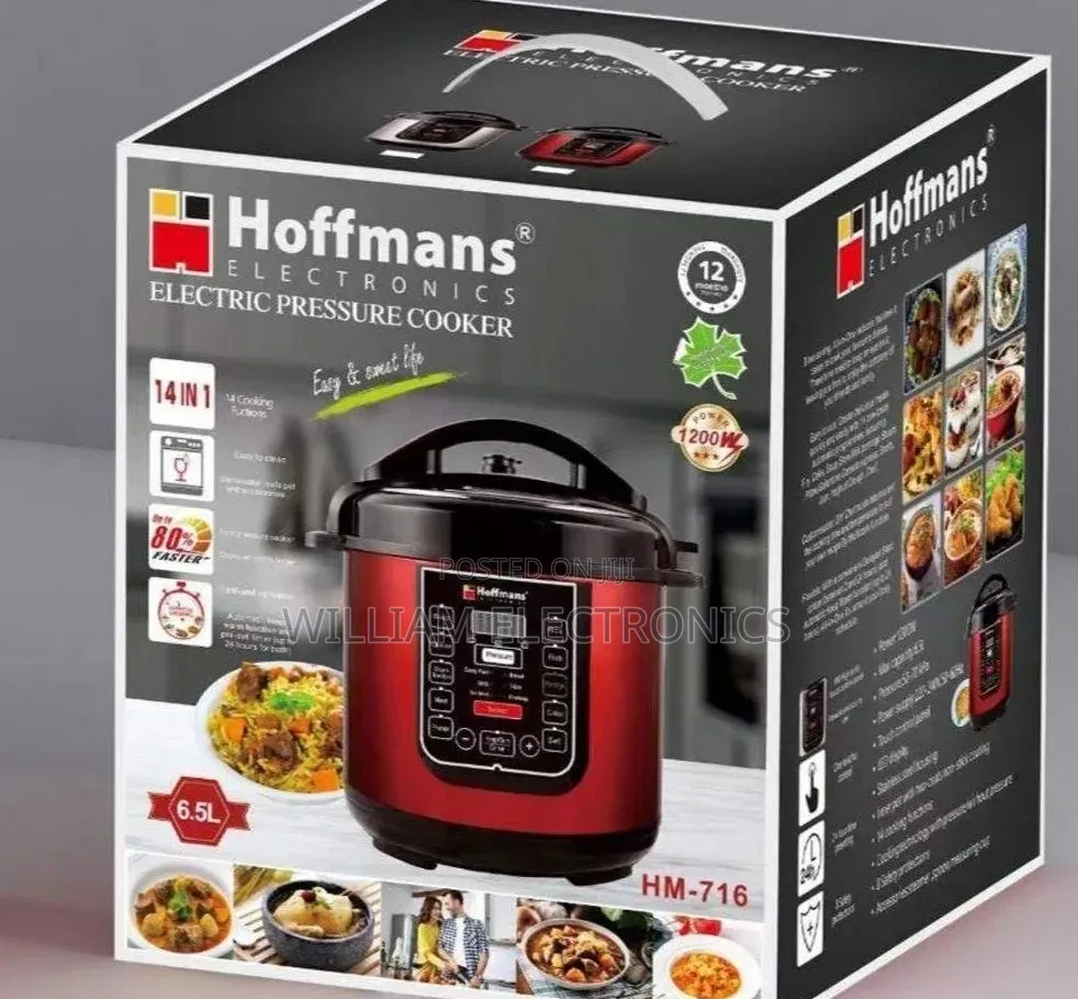 Silver Electric Pressure Cooker 14in1/6.5l Pressure Cooker