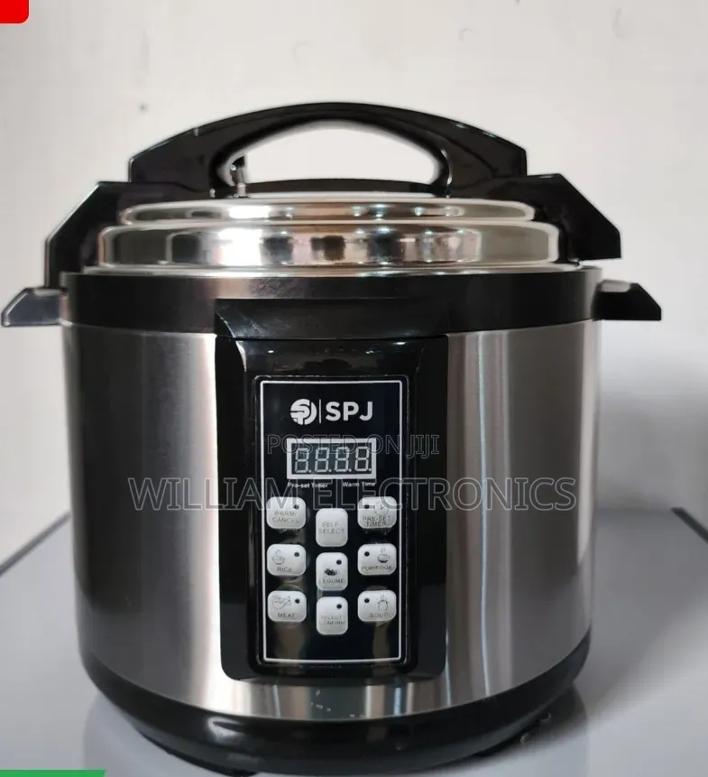 SPJ 5L Electric Pressure Cooker With IMD Touch Panel-Silver