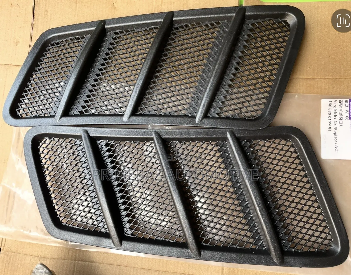Mercedes Benz W166 Bonnet Air Vent Grille