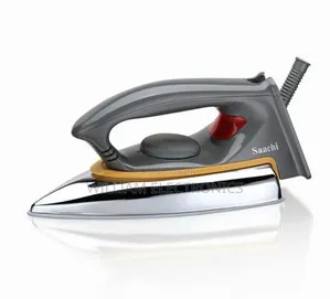 Saachi Dry Flat Iron With Button Groove/ Silver Dry Flatiron
