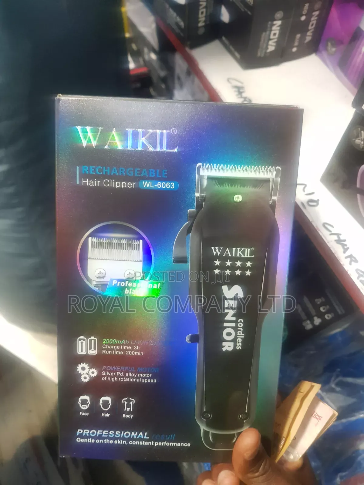 Waikil Professional Rechargeable Hair Clipper