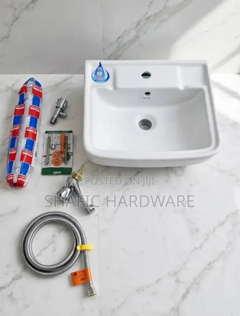 Hand Basin Complete Set Square Golf Medium Size All Types