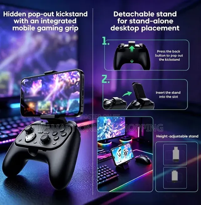 L06 Dual Mode Game Controller – 100,000+ Built-in Retro Games!