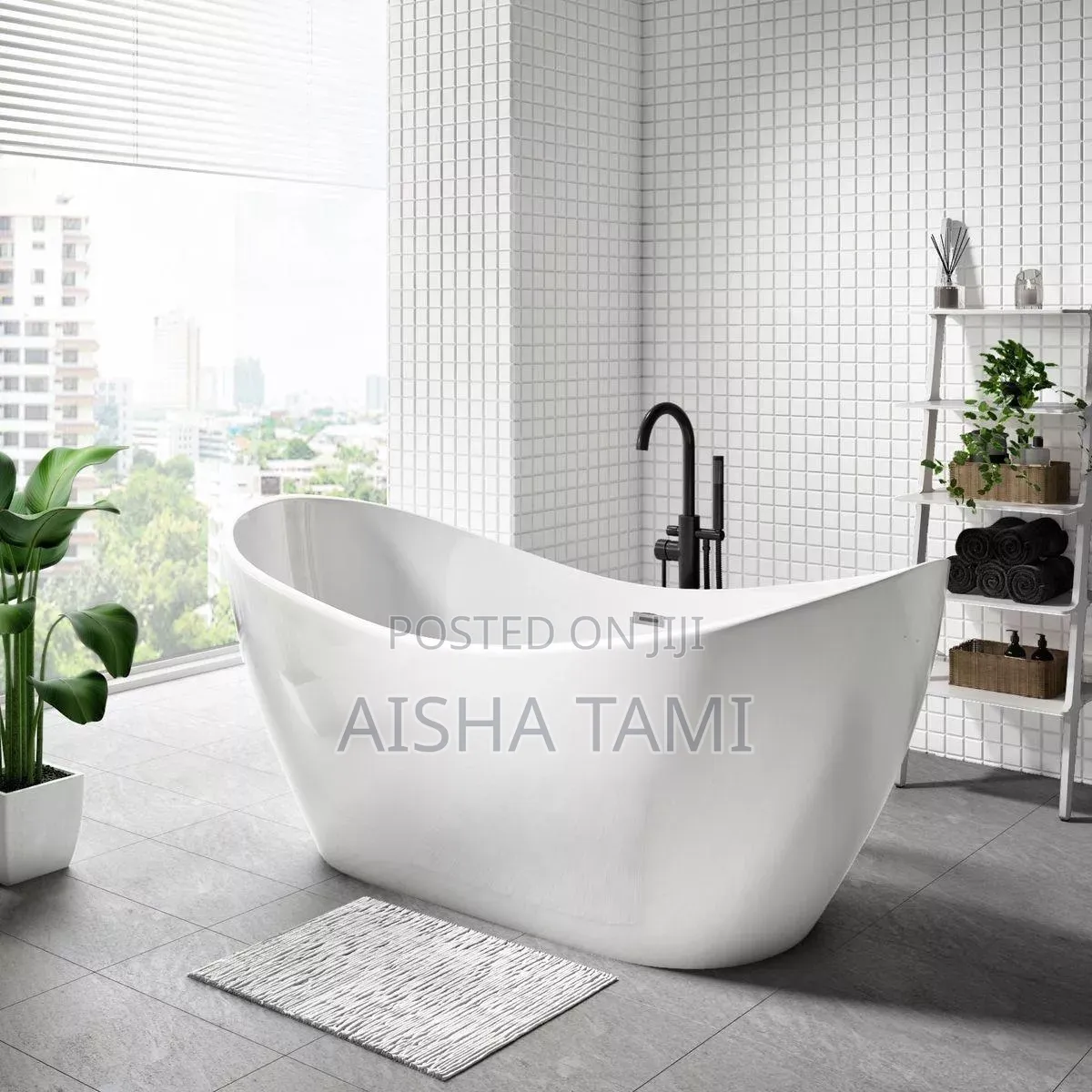 White Modern Bathtub