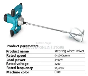 Rechargeable Portable Concrete Hand Mixer