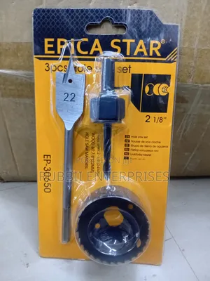 Hole Saw Set 3pc 2 1/8"