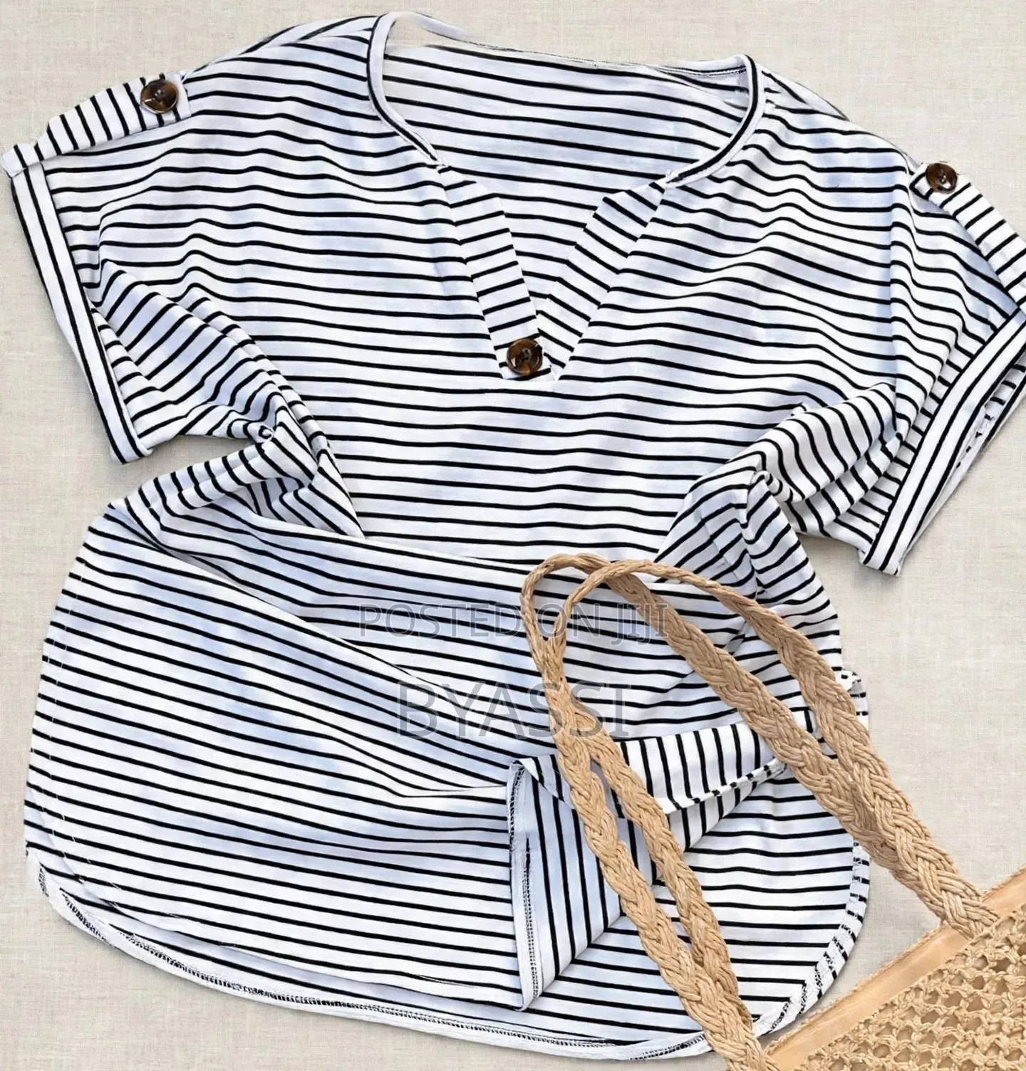 Zara Cotton Striped Tops