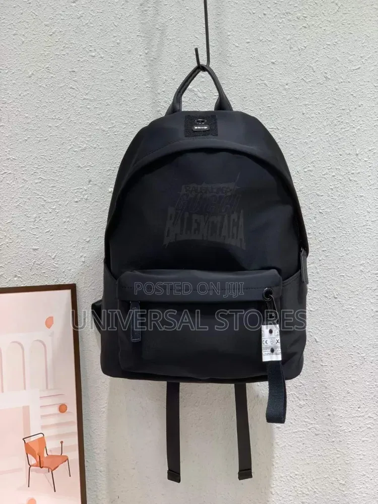 Balenciaga-Branded Nylon Backpack