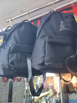 Balenciaga-Branded Nylon Backpack