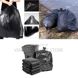120 Liters 30inches X36 Inches ,20 Pieces Large Black Heavy Duty