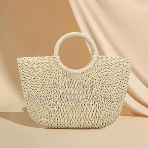 Hand Crafted Beach Bag With Hut