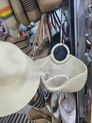 Hand Crafted Beach Bag With Hut