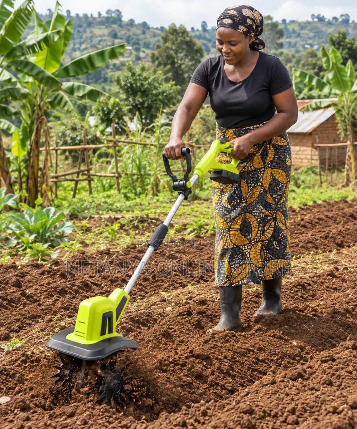 Rechargeable Cordless Tiller /Cultivator
