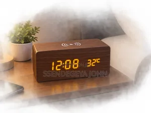 Digital Wooden Alarm Clock