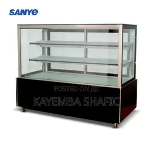 Commercial Glass Food Display Showcase Counter for Bakery Cafe