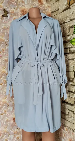 Women Throw on Dress Available in Blue Colour