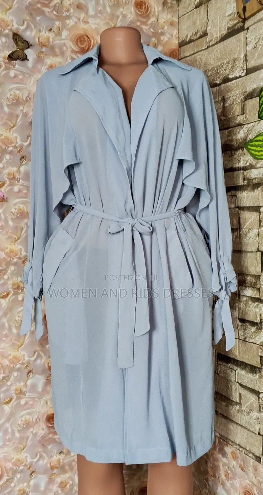 Women Throw on Dress Available in Blue Colour