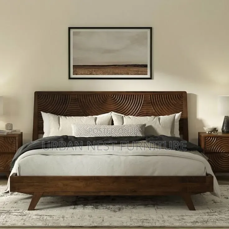 Custom Hardwood Bed