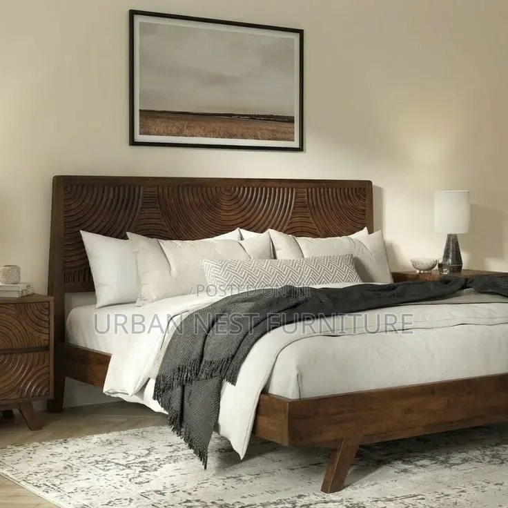 Custom Hardwood Bed