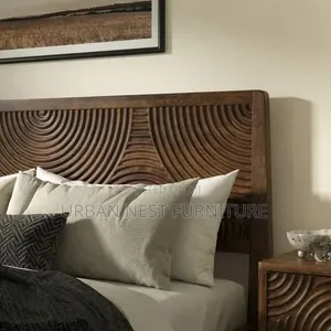 Custom Hardwood Bed