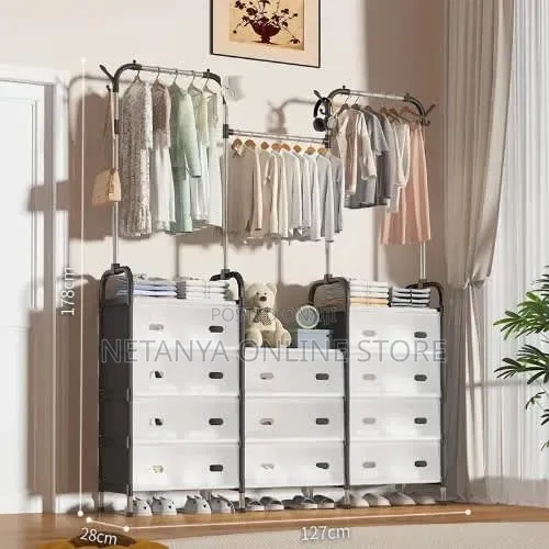 Multipurpose Clothes and Shoes Cabinet