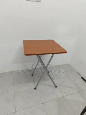 X Shaped Foldable Reading Table Brown