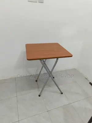 X Shaped Foldable Reading Table Brown