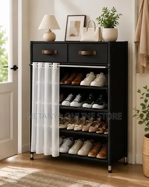 Shoe Cabinet With Dust Proof and Drawers