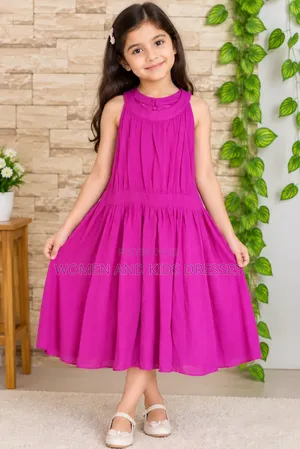 Kids Elegant Dress With Nice Material Available