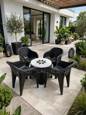 Patio Garden Plastic Table and Chairs Plastic Table and Chairs