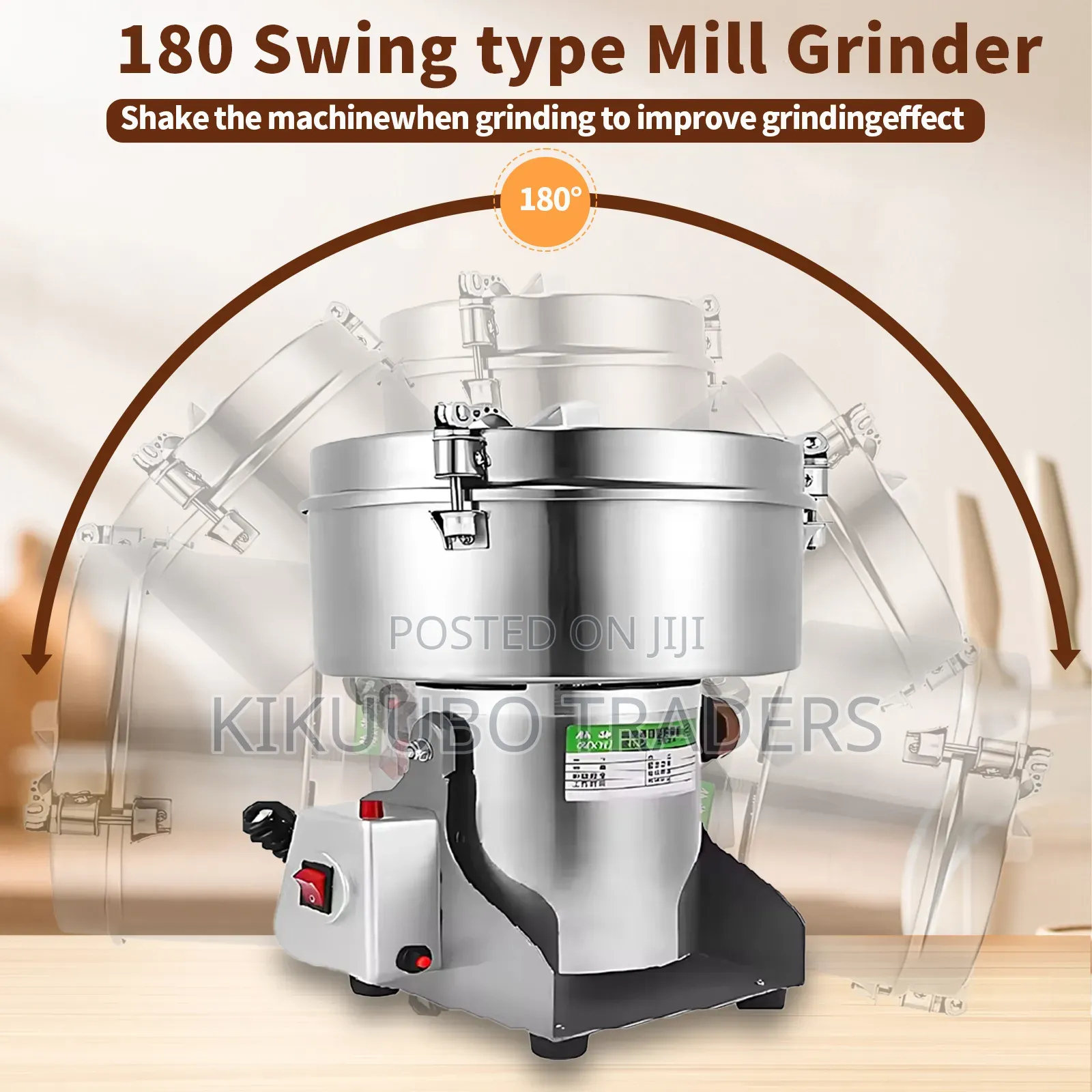 Professional 5000W Electric Grain Grinder Mill