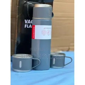 Generic 3-in-1 Hot and Cold Stainless Steel Vaccum Flask Bottle Set