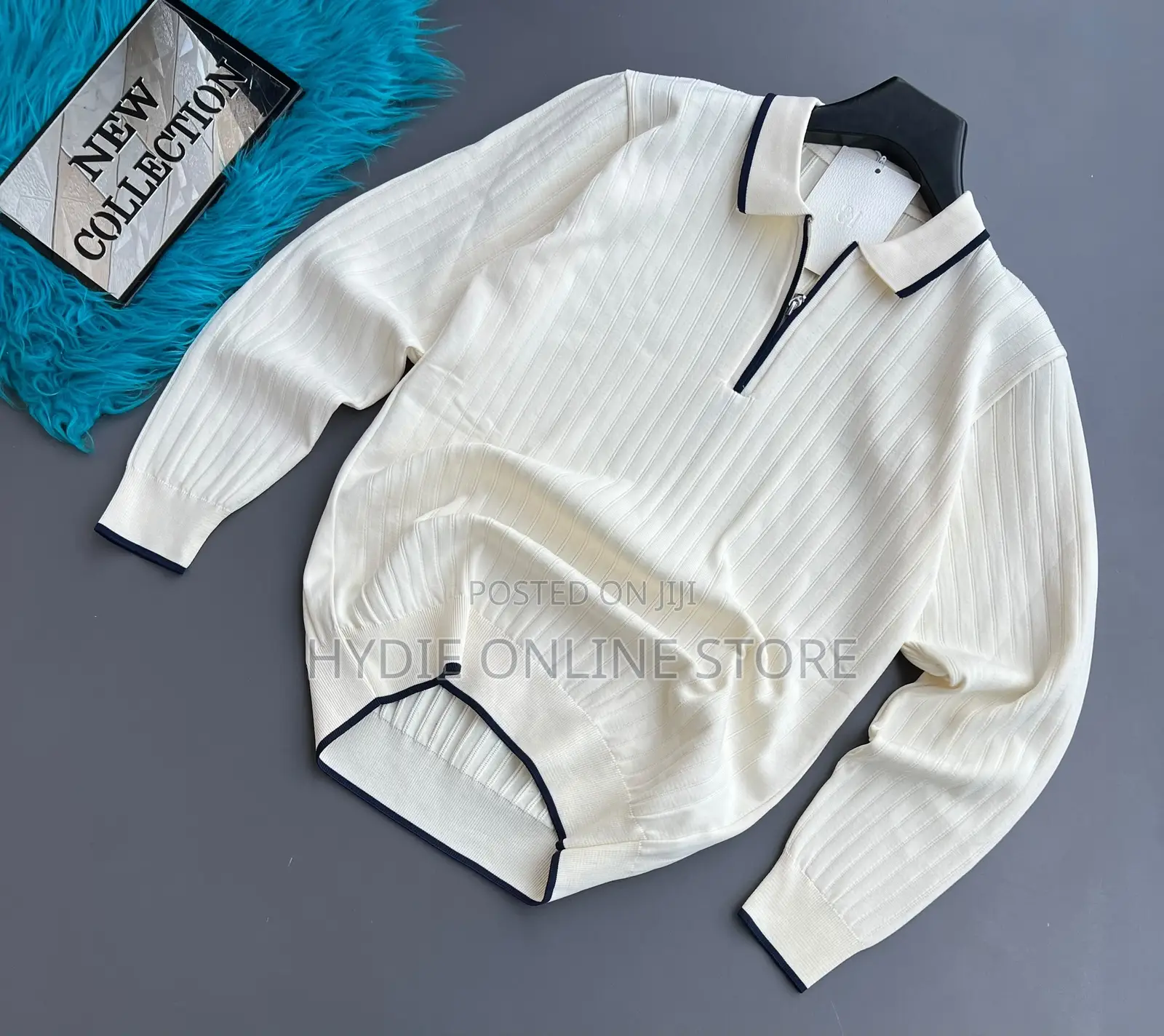 Office Zip Sweater Shirts