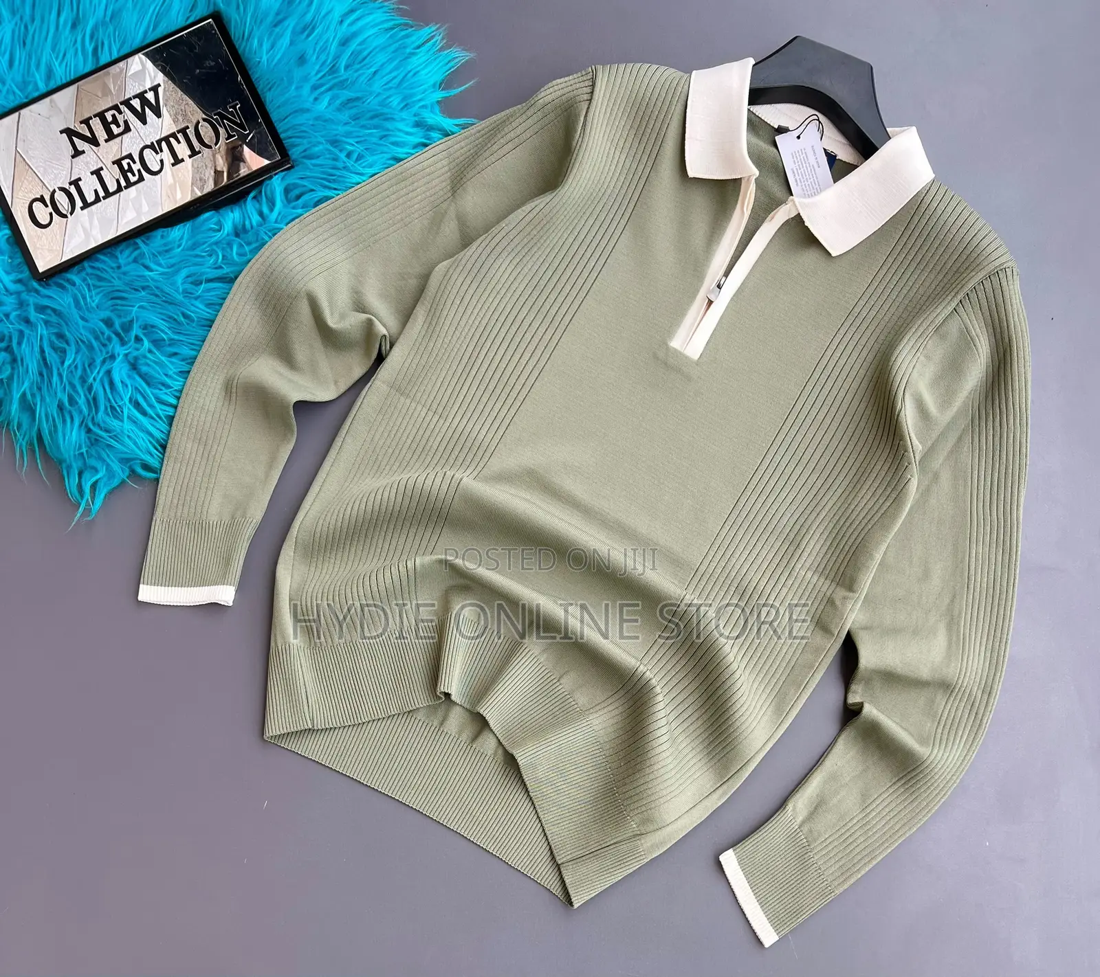 Office Zip Sweater Shirts