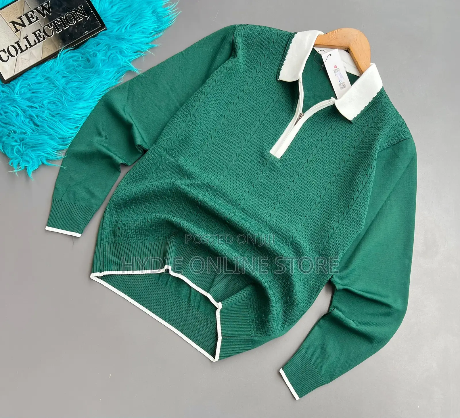 Office Zip Sweater Shirts