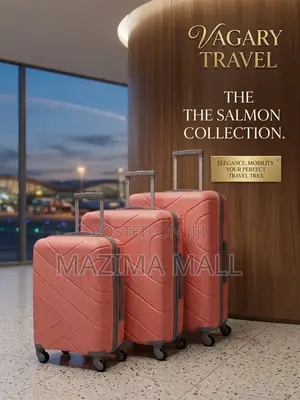 Full Set of Rubber Suitcases