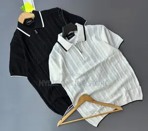 Kitted Striped Zip T-Shirts