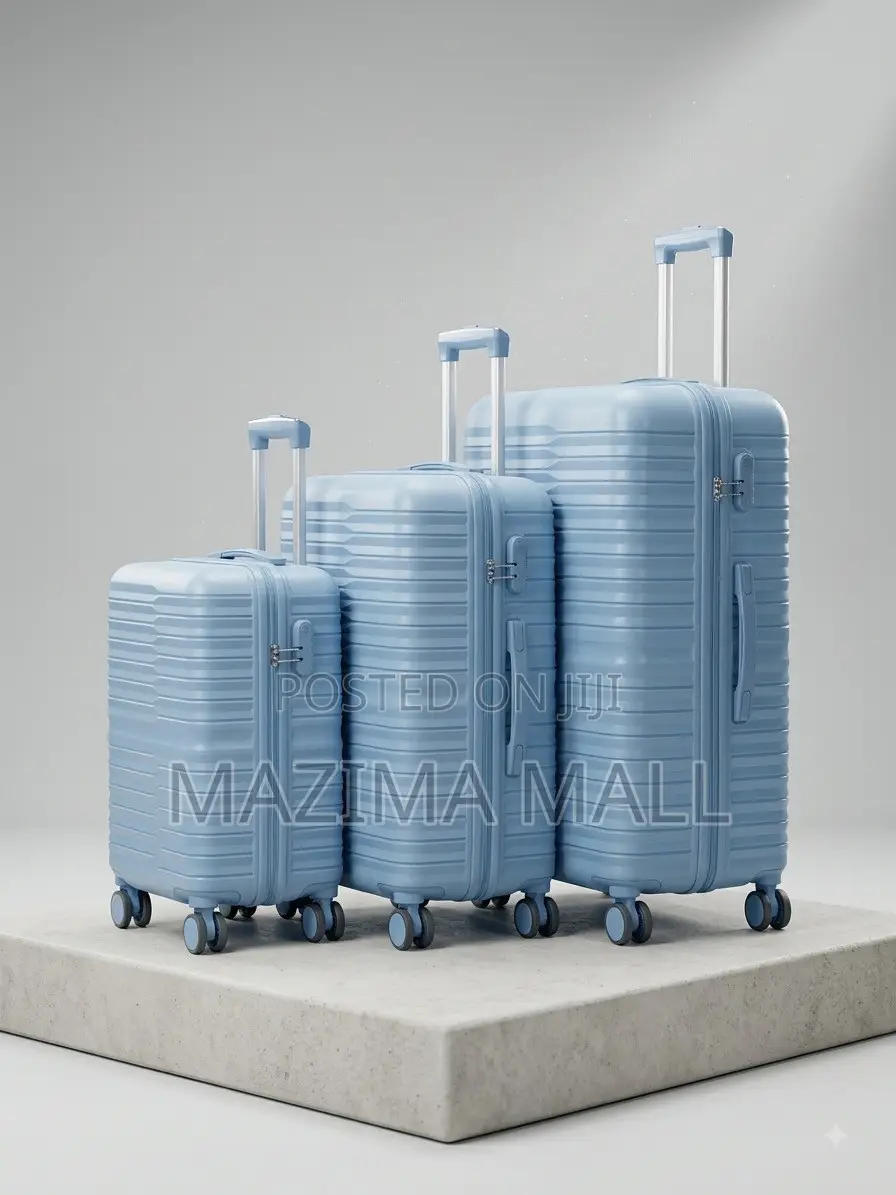 Rubber Suitcases Full Set 3 Pieces