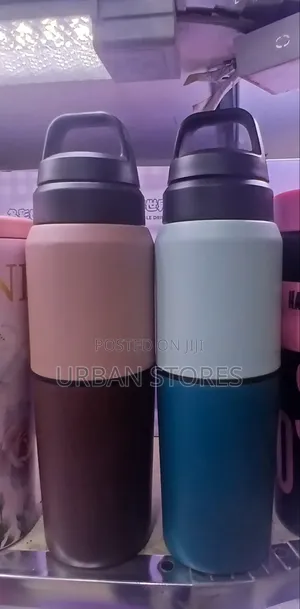 2-in-1 Stainless Steel Water Bottle Travel Cup
