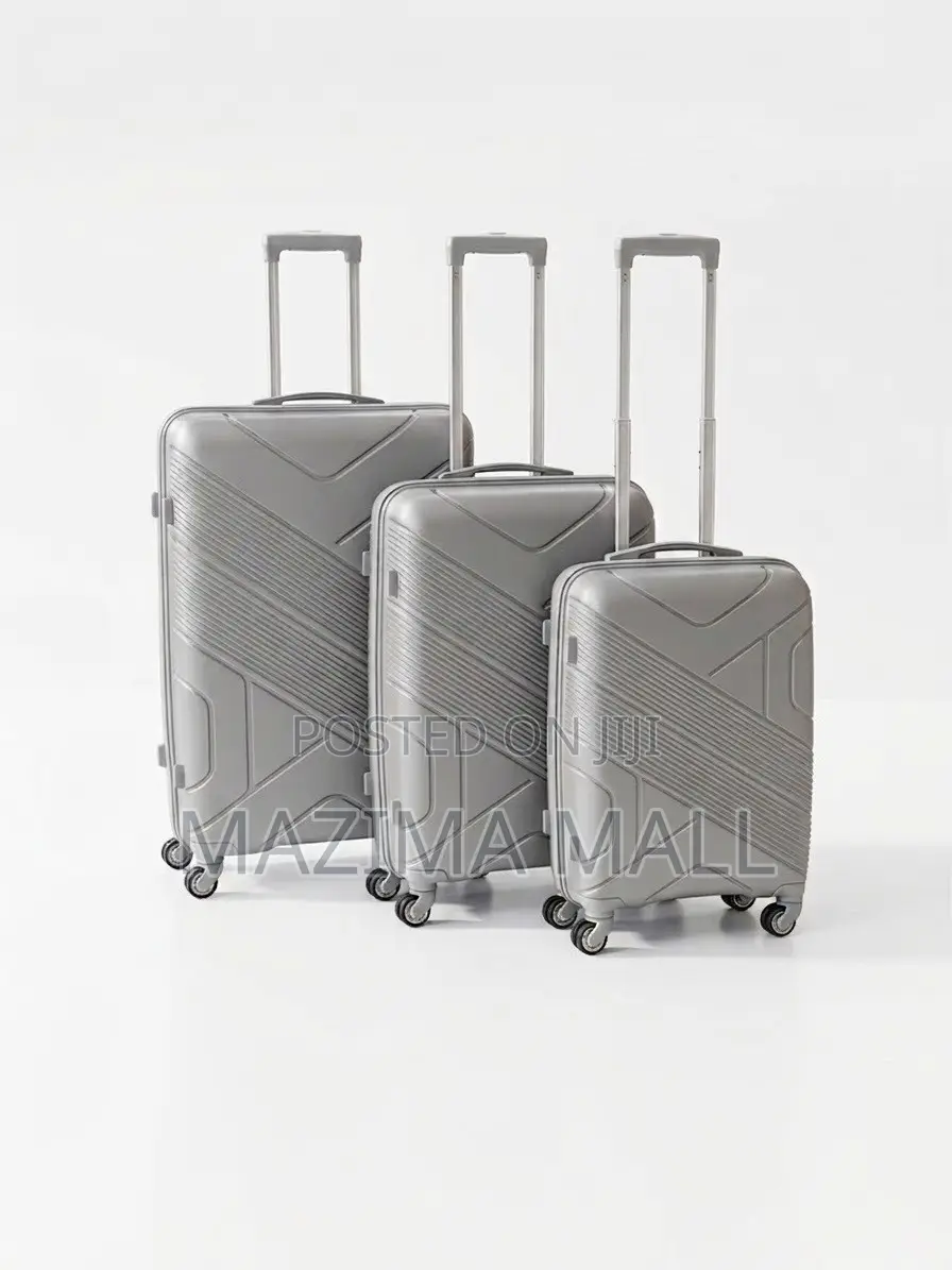 Rubber Suitcases Full Set 3 Pieces
