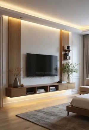 TV Stands/Marion Wall Unit TV Stands in Any Customization 1,800,000/-
